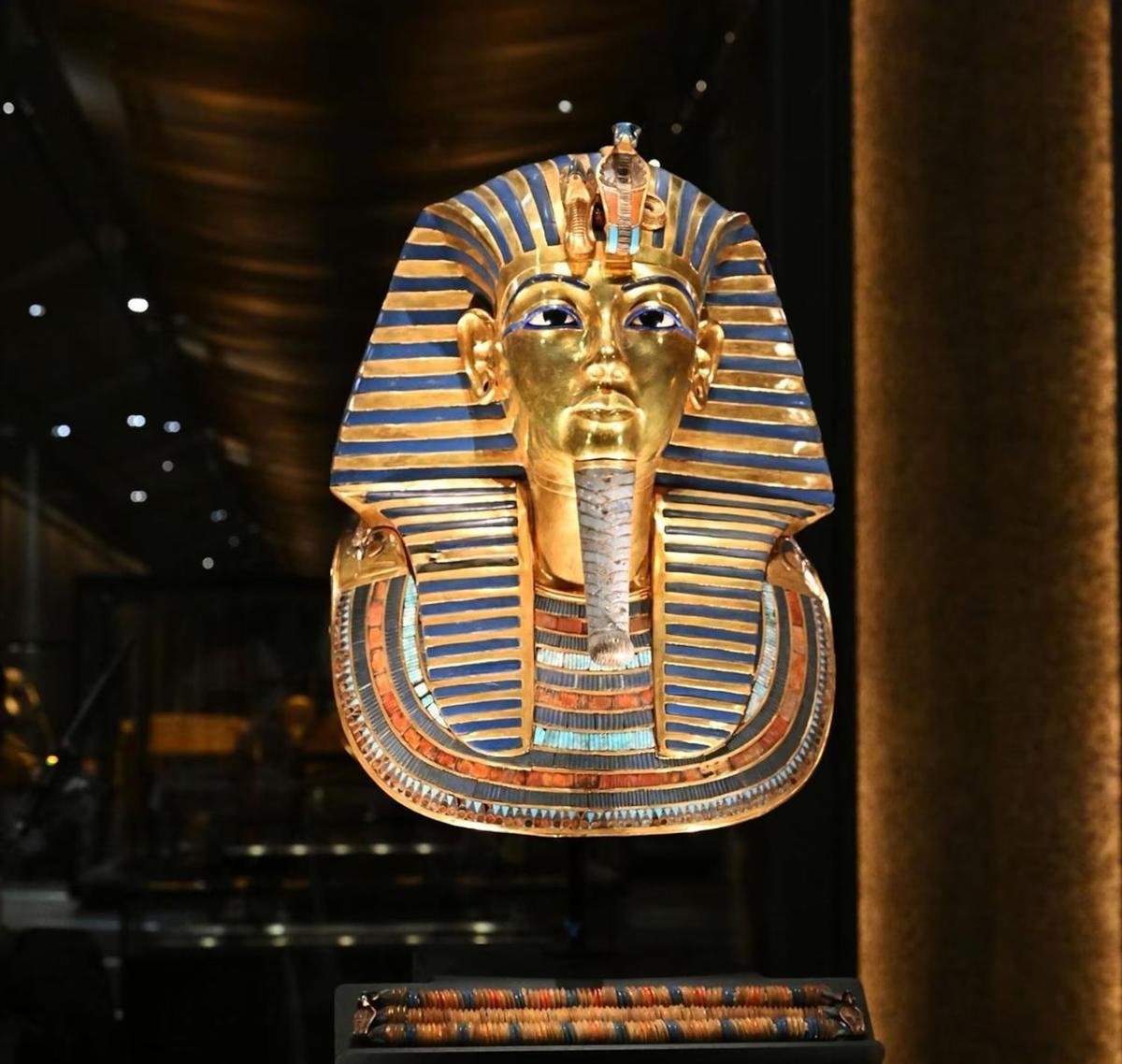 Grand Egyptian Museum King Tut Gallery and Solar boat