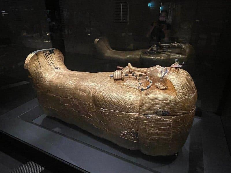 Grand Egyptian Museum King Tut Gallery and Solar boat